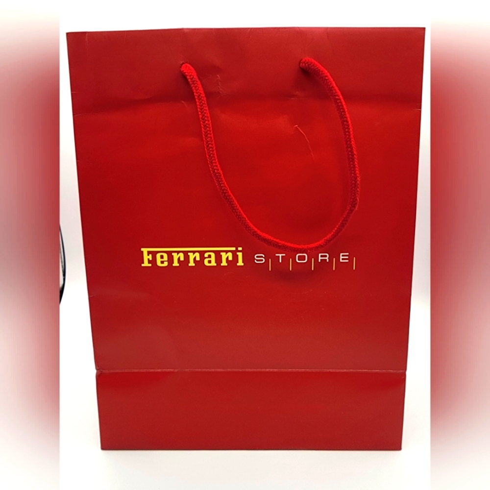 Ferrari Red Gift Bag